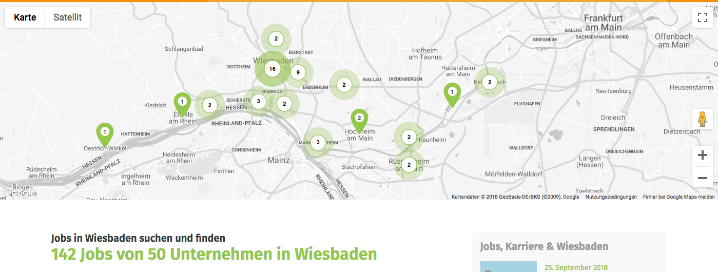 Jobs suchen in Wiesbaden